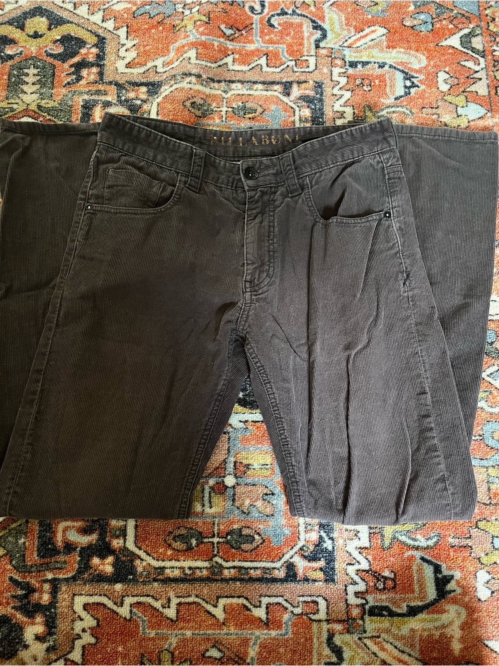Men's Brown Billabong Corduroy Pants